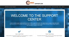 Desktop Screenshot of loungesupport.com